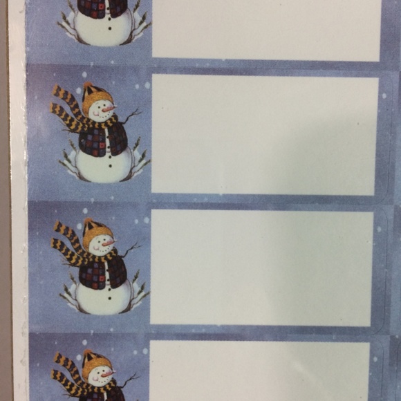 Geographics 150 Holiday Mailing Labels Snow Family - Picture 5 of 7